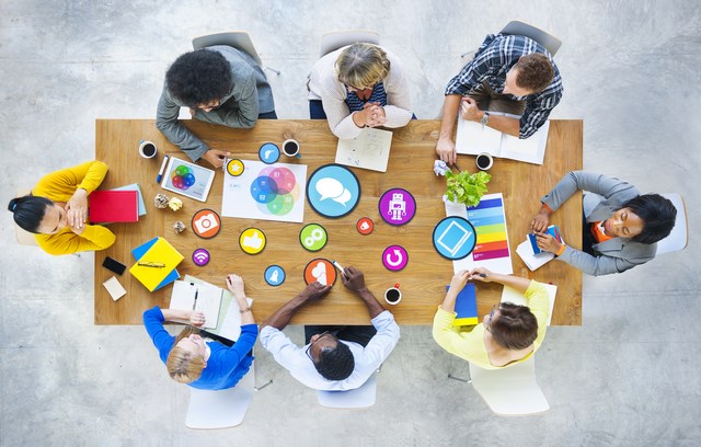 Business People Design Team Brainstorming Meeting Concept