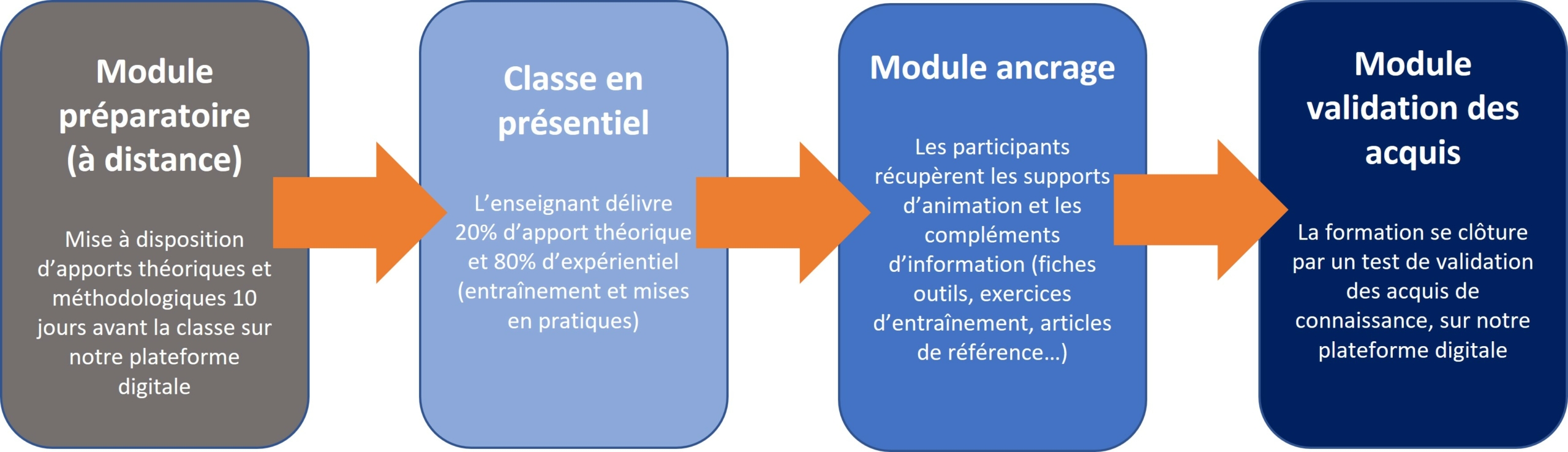Frise Site Présentiel Modules présentiel